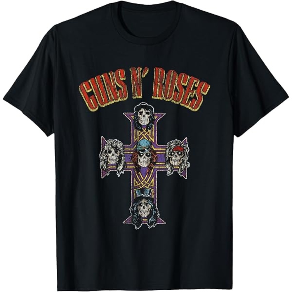 Guns N’ Roses Cross Tee – Black – Size Small